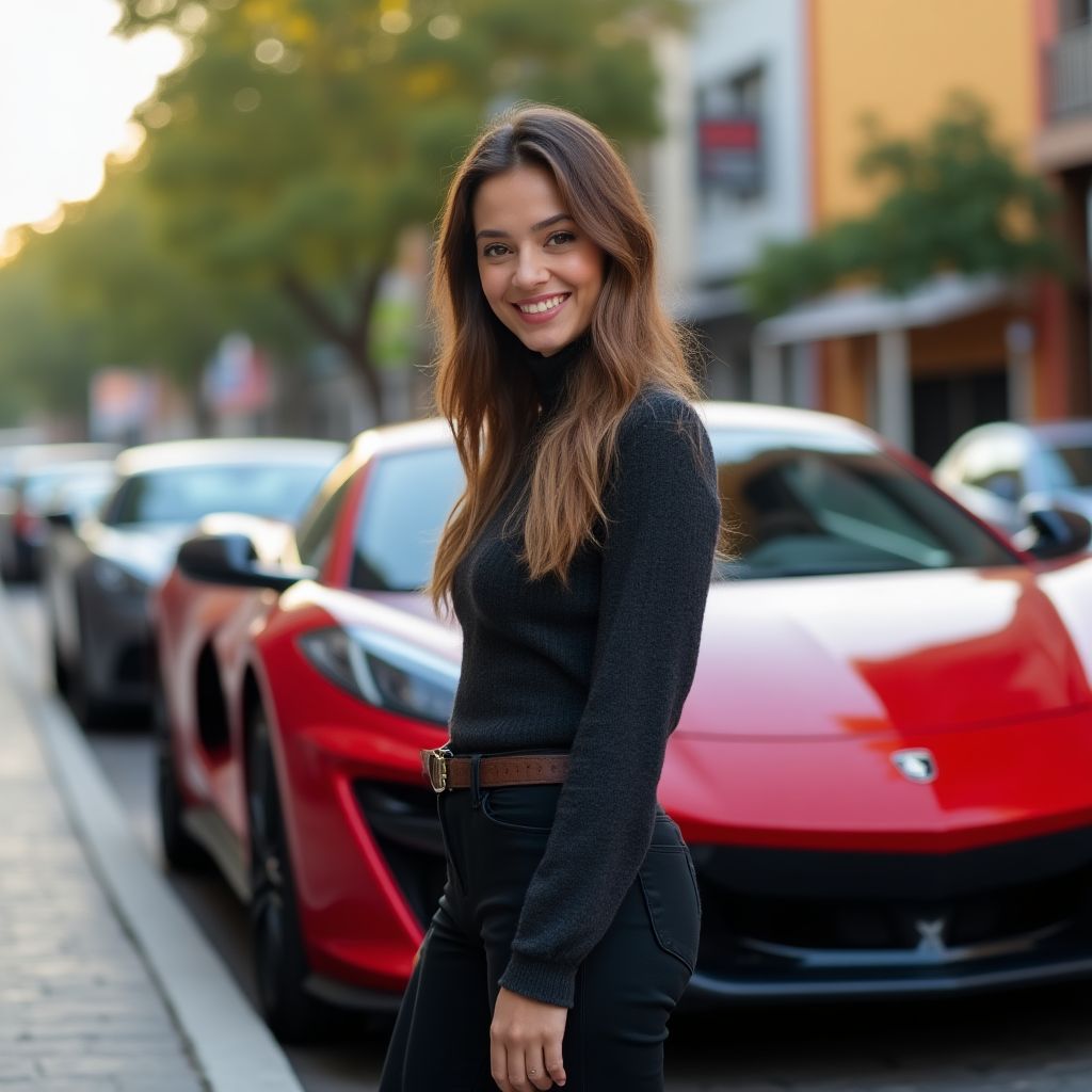 Cliente con auto deportivo