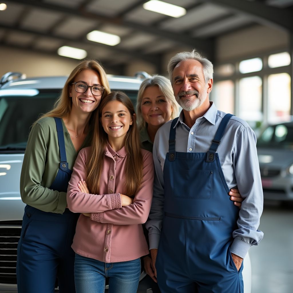 Cliente con auto familiar